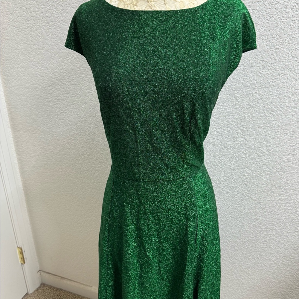 Sparkling Green Cocktail Dress